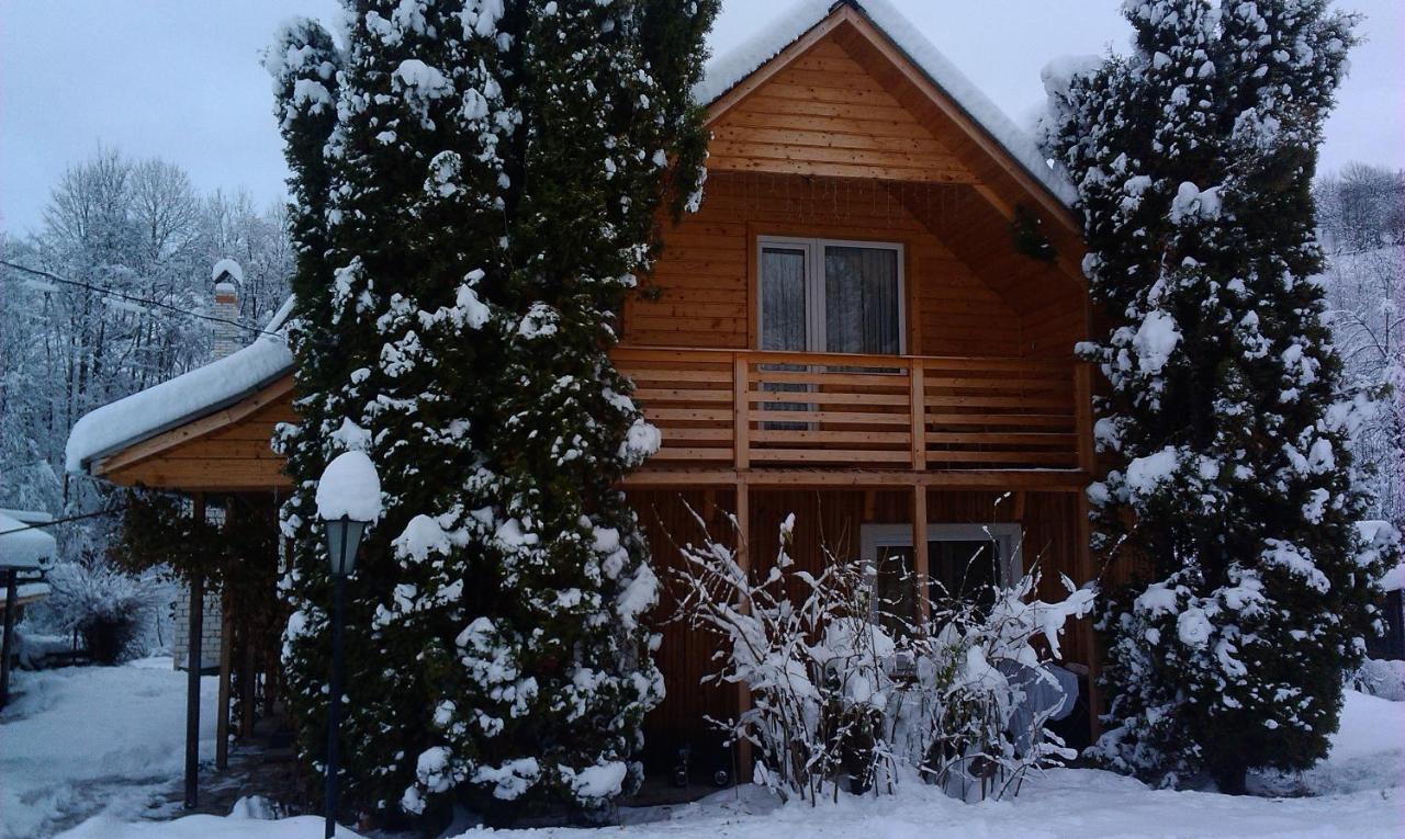 Pid Skeleyu Hotel Lazeșciîna Exterior foto